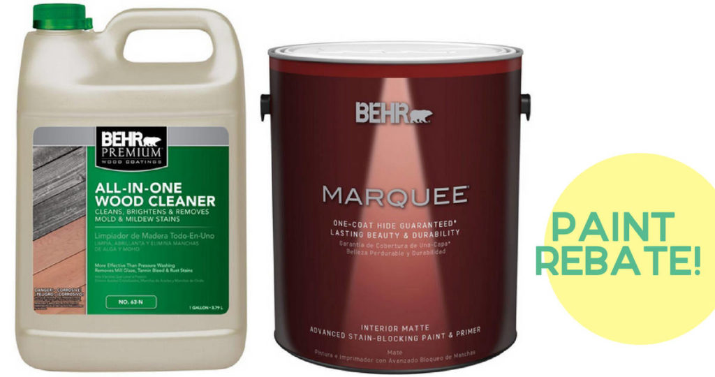 Home Depot Paint Rebate Get Free Behr Wood Cleaner! Southern Savers