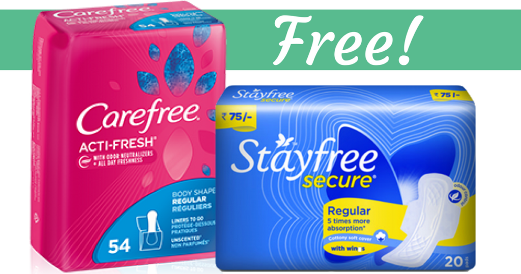 Free Stayfree Pads or Carefree Liners at Kroger Southern Savers