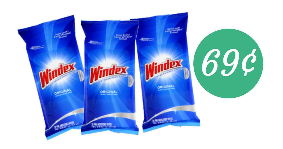 Windex Coupon  Makes Windex Wipes 69¢ :: Southern Savers
