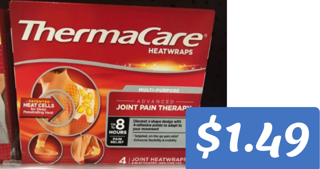 ThermaCare Heat Wraps for 1.49 at Publix Southern Savers