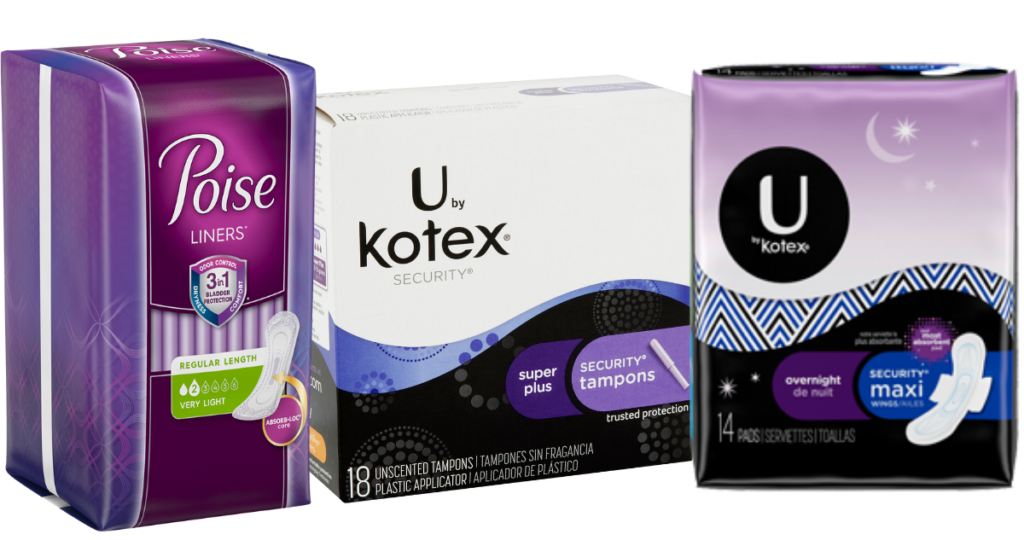 Publix Deal Kotex & Poise Pads for Free! Southern Savers