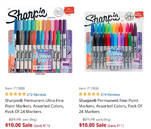 Sharpie Permanent Ultra Fine Point Markers Assorted Colors Pack Of