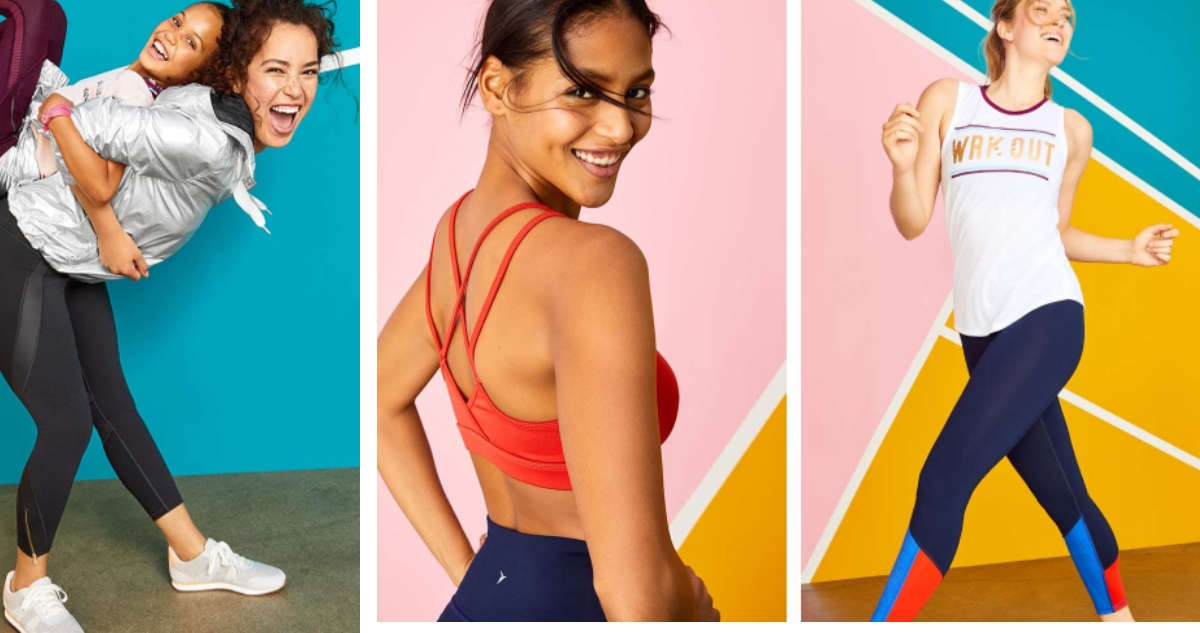 Old Navy Activewear: 40% Off + Buy 2, Get Free Shipping