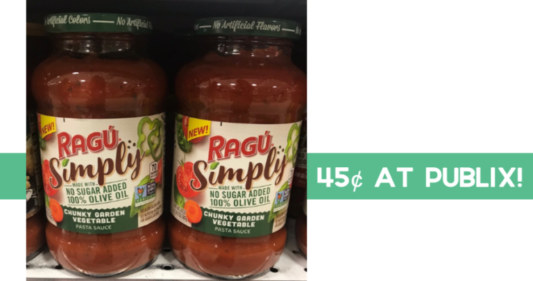 Ragu Coupon | 45¢ Simply Pasta Sauce :: Southern Savers
