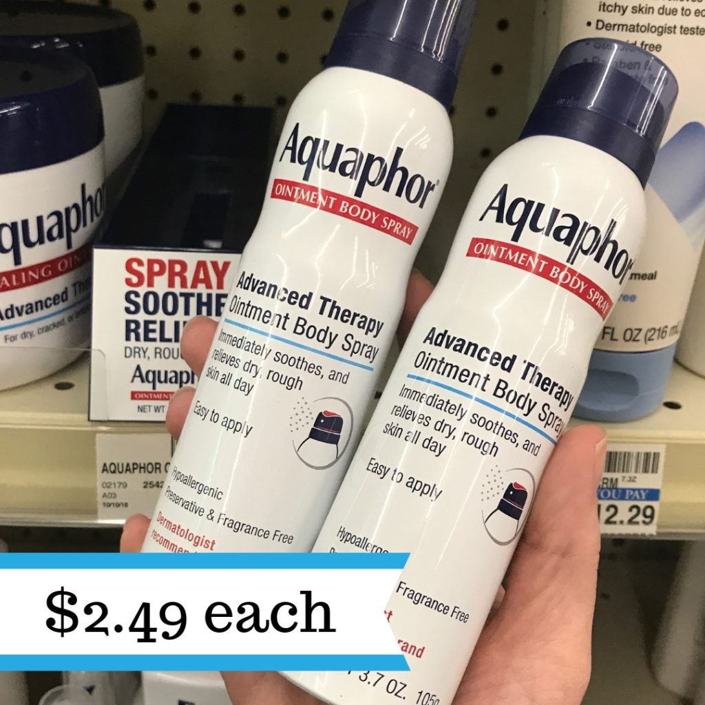 Aquaphor Coupon 2.49 Body Spray at CVS Southern Savers