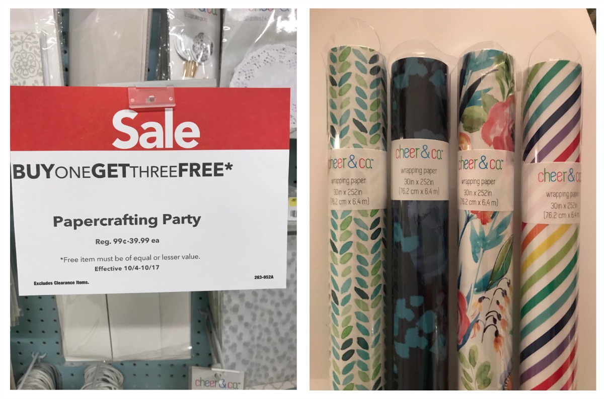 JoAnn Crafts: Buy 1 Get 3 Free Wrapping Paper & Party Decor :: Southern  Savers