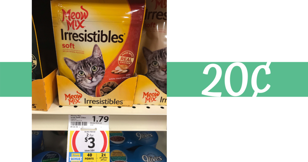 Meow Mix Coupon Makes Irresistible Cat Treats 20¢ Southern Savers