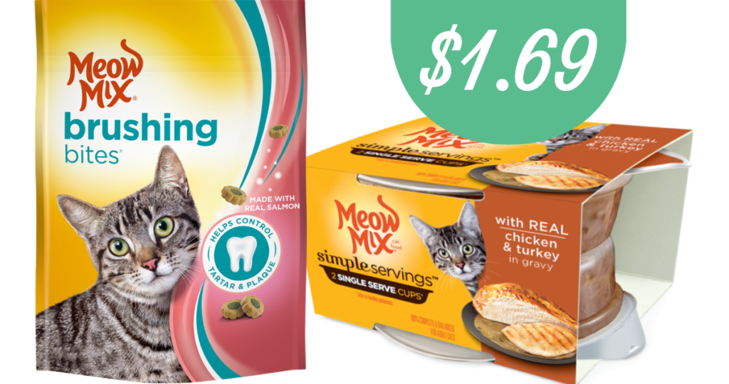 Meow Mix Coupons Makes Cat Food 1.69 Southern Savers