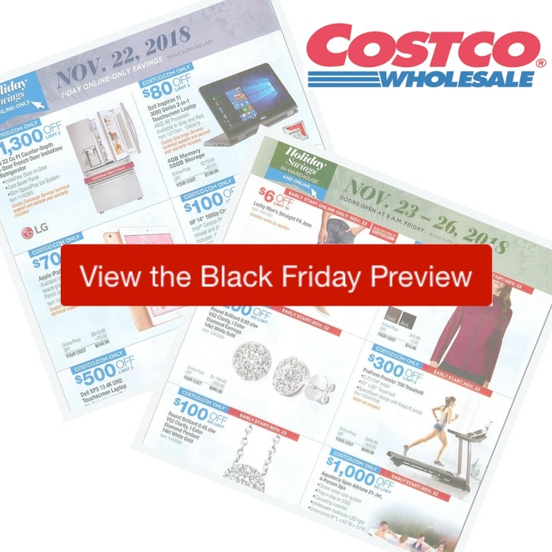 2018 Costco Black Friday Ad Preview :: Southern Savers