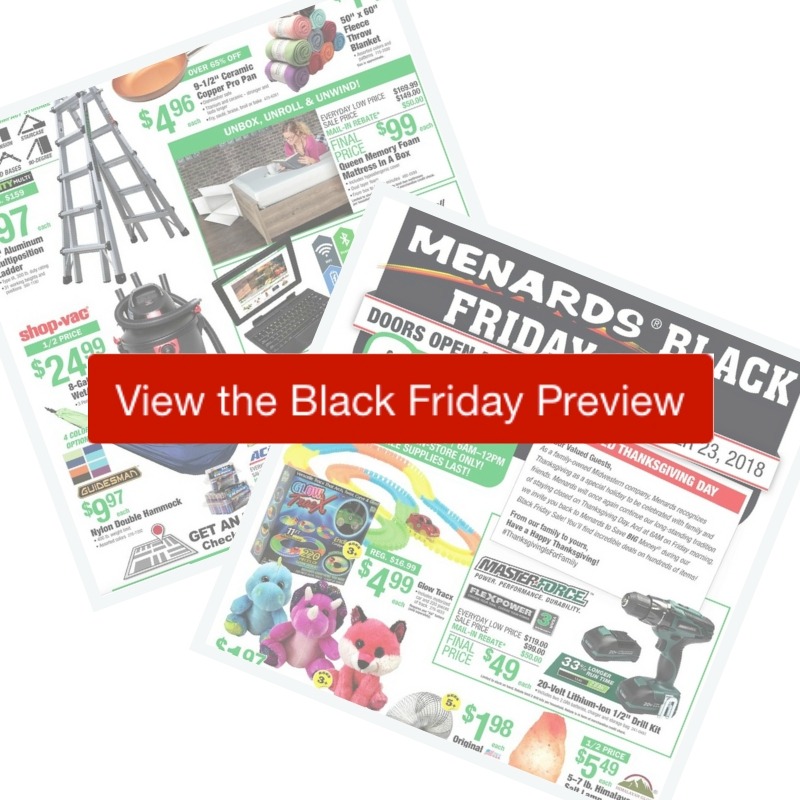 2018 Menards Black Friday Ad :: Southern Savers