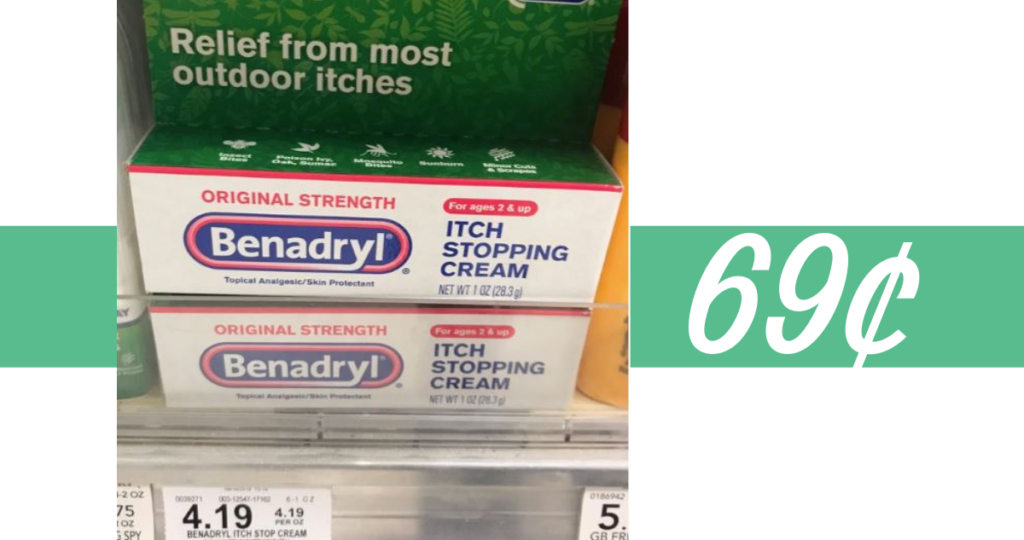 Benadryl Coupon | Makes Topical Anti-Itch Cream 69¢ :: Southern Savers