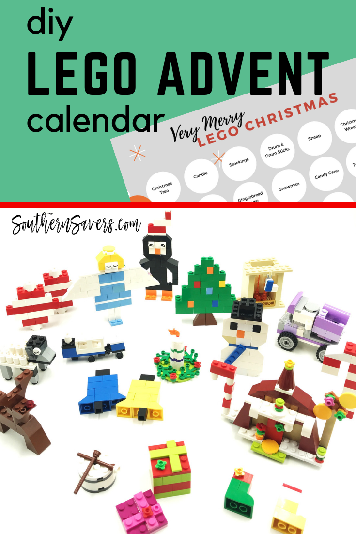 Save some money and let the kids have a blast being creative with this super simple DIY Lego Advent Calendar! Just print it out and let the fun begin.