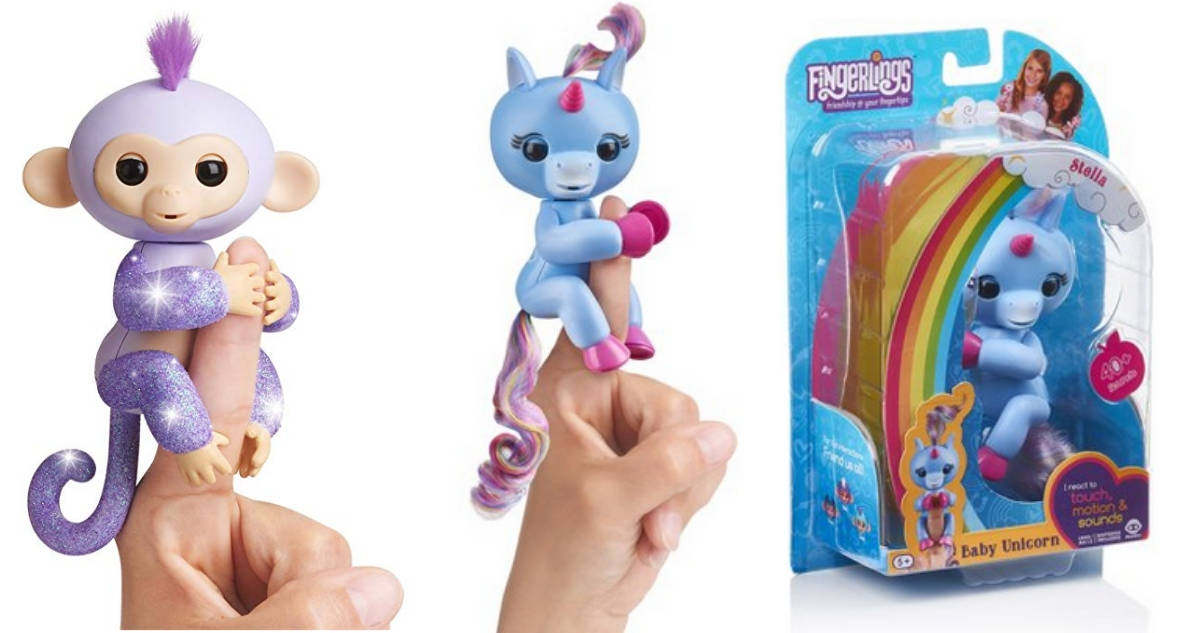 4. Fingerlings - Interactive Baby Monkey - Gigi (Unicorn - White with Rainbow Hair) - wide 6