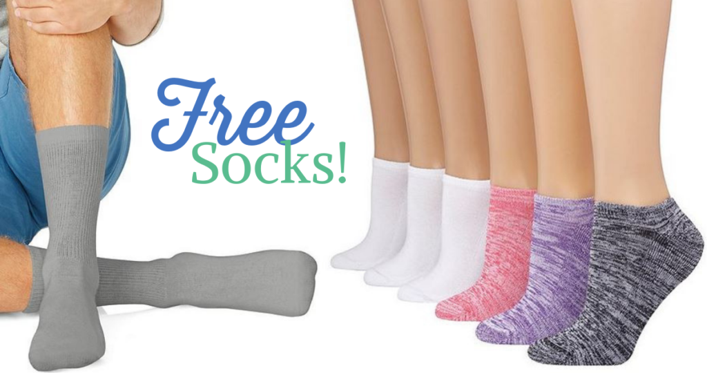 Free 6Pack of Hanes Socks With Any Purchase Southern Savers