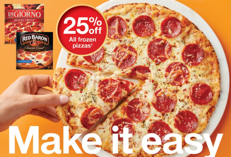 Target Deal 25 Off Frozen Pizzas Southern Savers