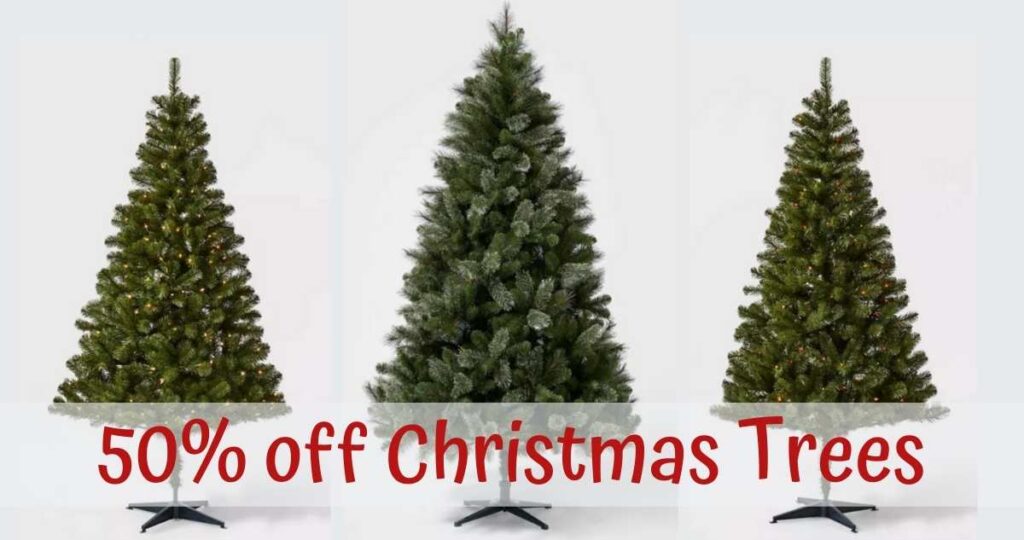 Target Deal 50 Off Artificial Christmas Trees Southern Savers