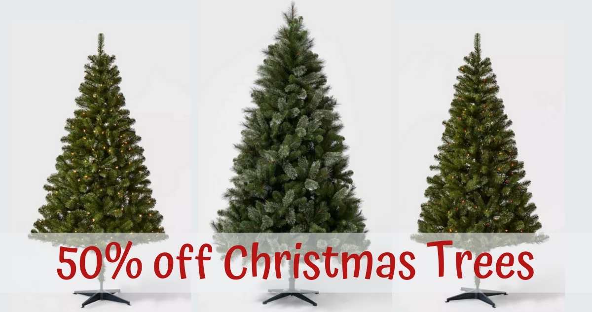 Target Deal 50 Off Artificial Christmas Trees Southern Savers