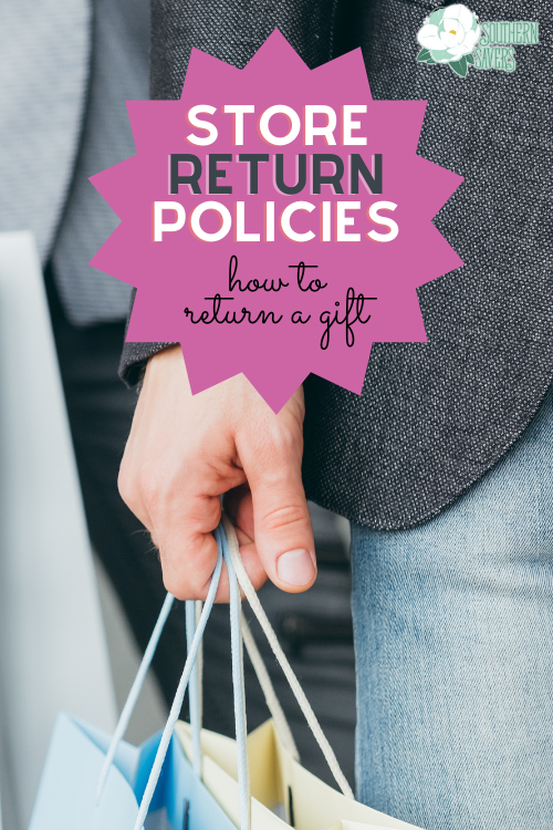With the holiday season coming, it's important to know how to return a gift and store return policies, whether it's the wrong size or just not suitable.