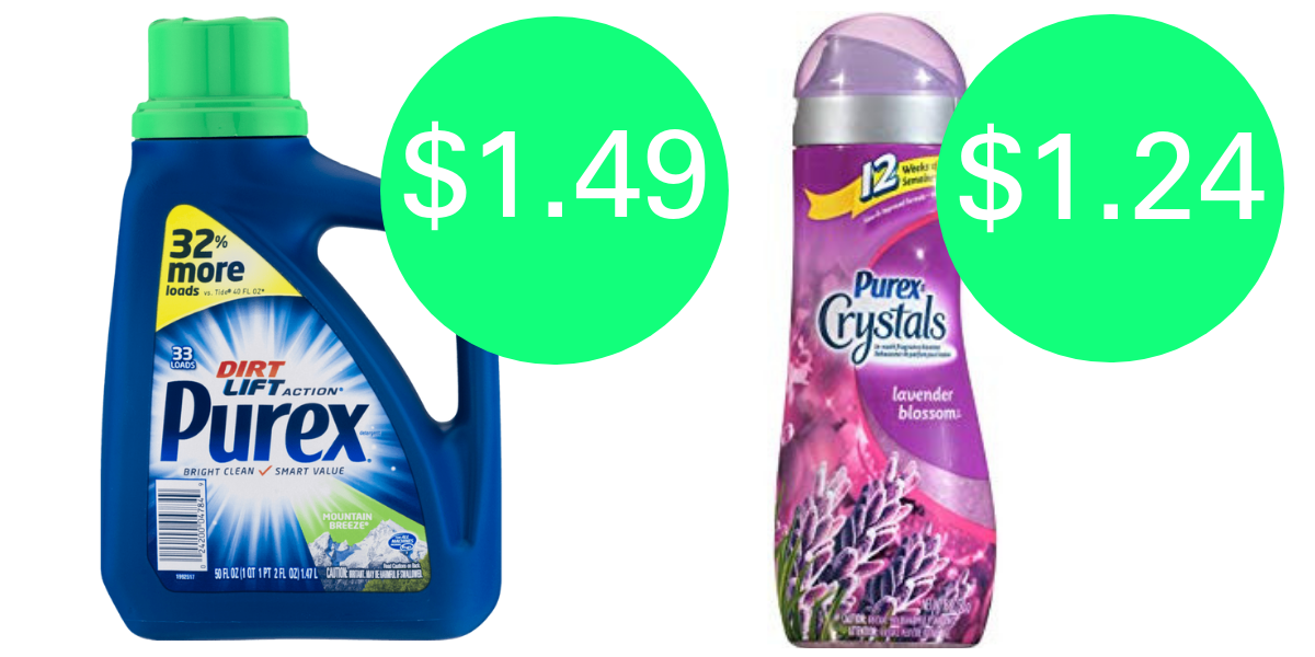 Purex Laundry Detergent and Crystals As Low As 1.24 at CVS Southern Savers