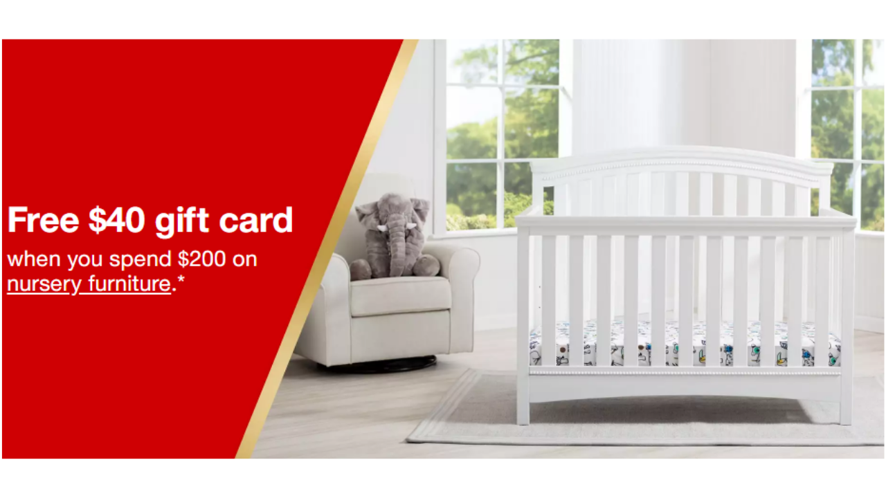 40 Target Gift Card With Nursery Furniture Purchase Southern