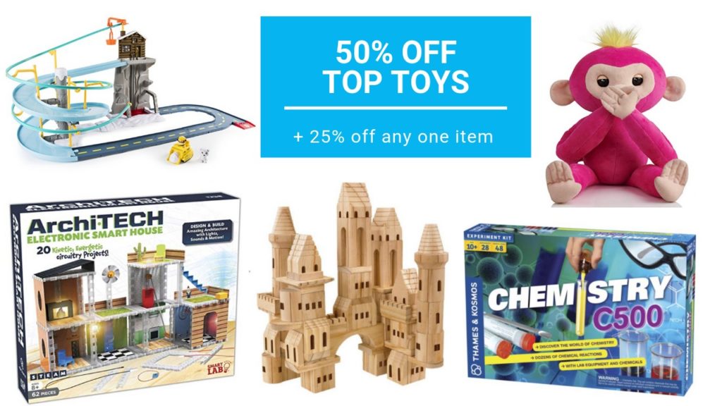50 off Top Toys at Barnes & Noble + 25 off Any Item Coupon