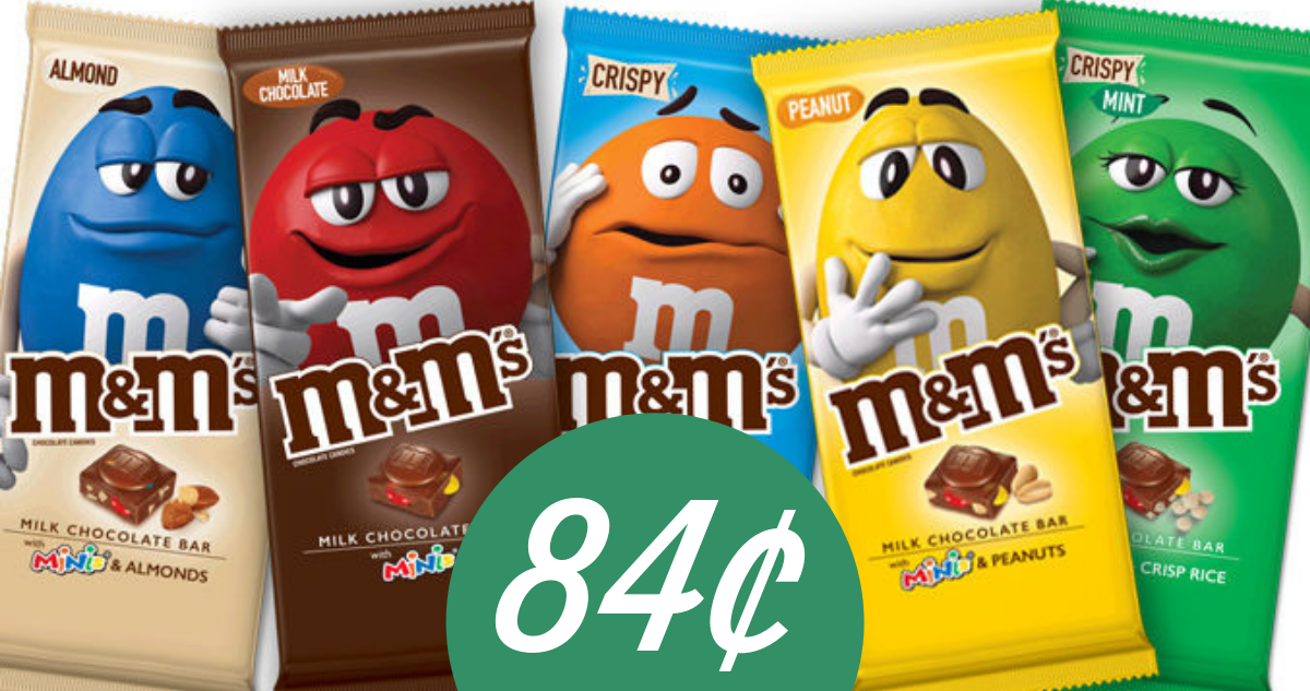 M&M's Coupon Makes Chocolate Bars 84¢ Southern Savers