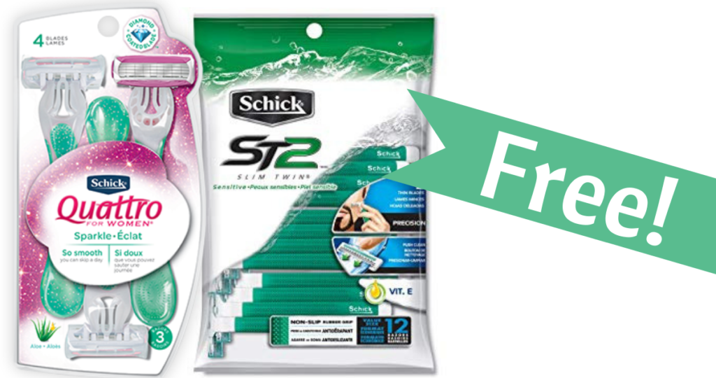 Schick Disposable Razors for Free from Target or Walmart Southern Savers
