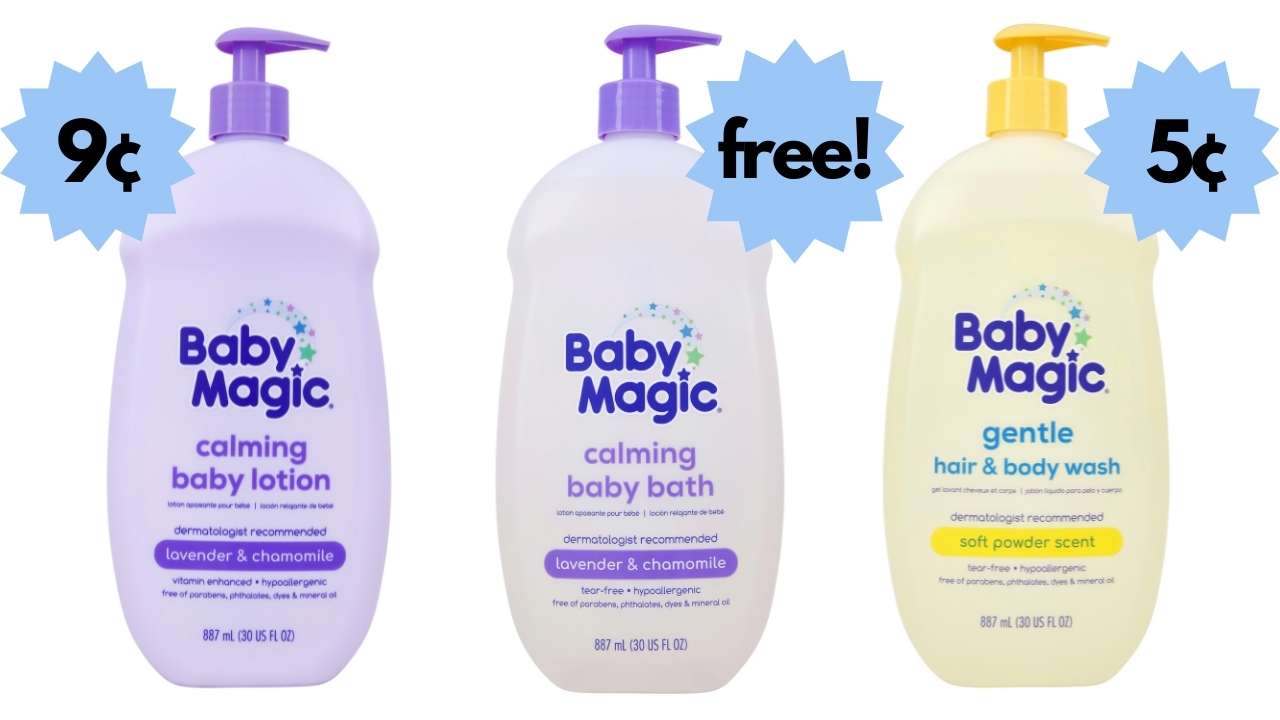 Get 5¢, 9¢, and Money Maker Baby Magic Products at Walmart Southern