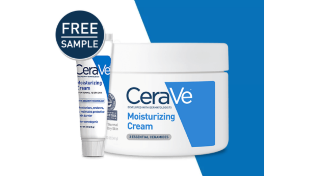 FREE CeraVe Moisturizing Cream Sample Southern Savers