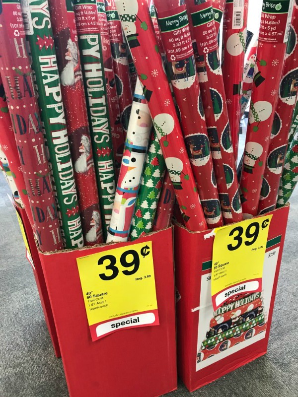 Wrapping Paper: 90% Off!