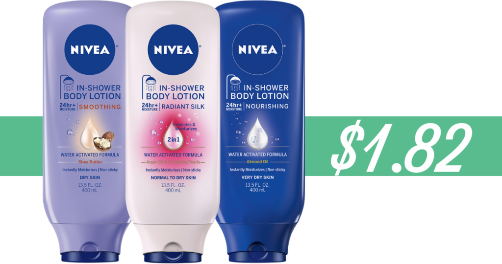 Nivea Coupons Makes InShower Body Lotion for 1.82 Southern Savers