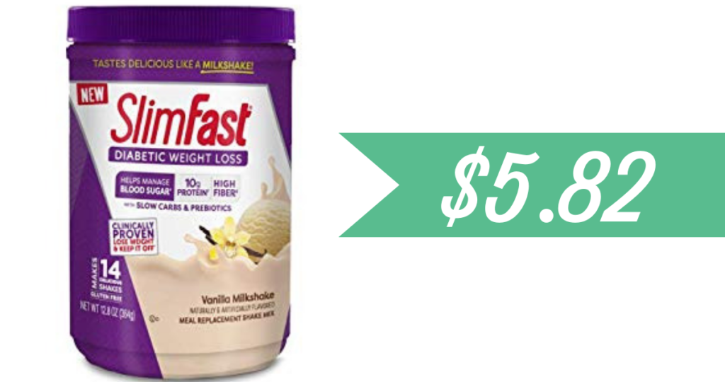 Slimfast Coupon Makes Diabetic Weigth Loss Powder 5.82 Southern