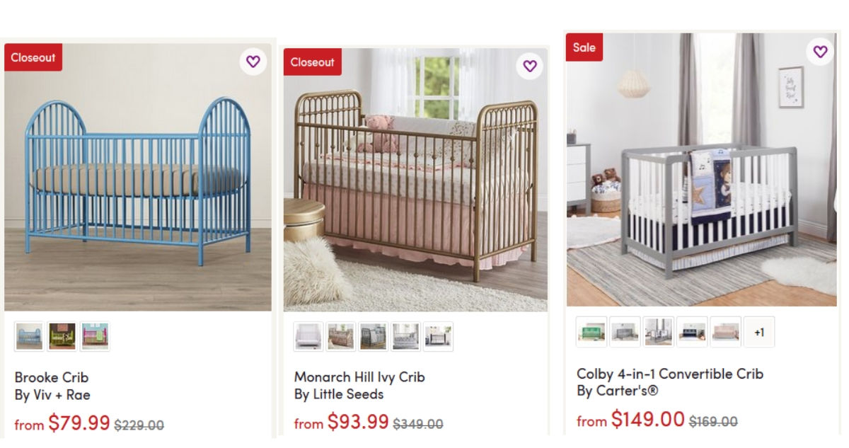 Wayfair Sale | Cribs Starting at $79.99 :: Southern Savers