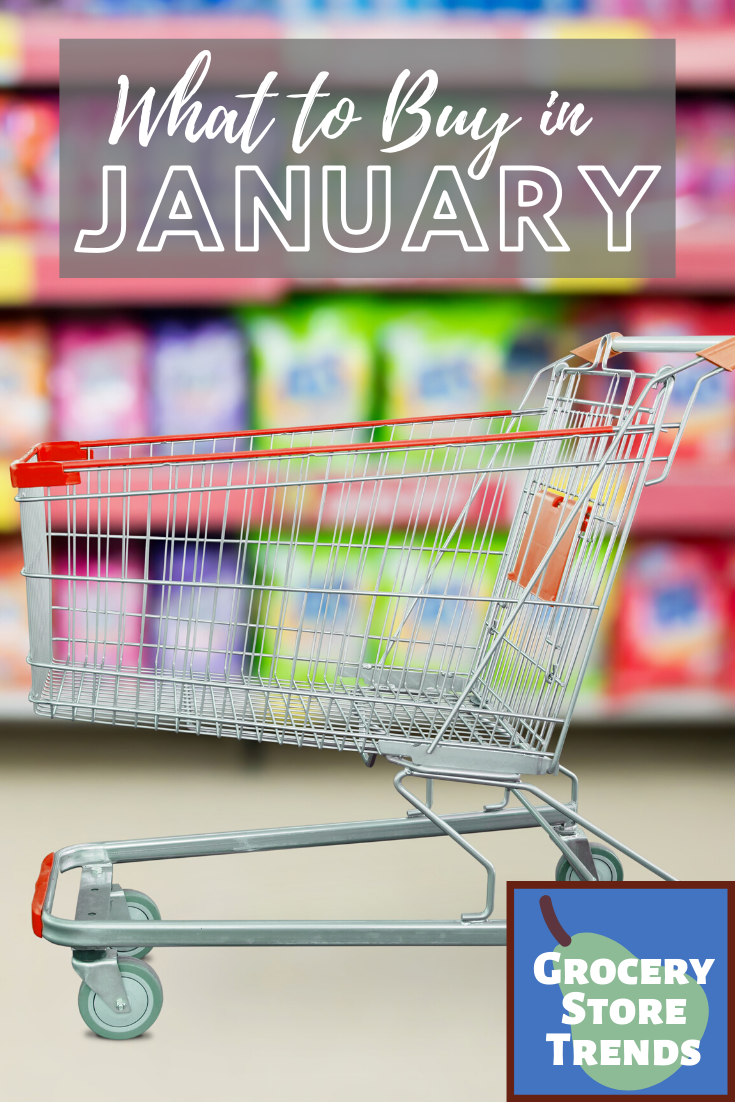 If you're trying to save money in the new year, check out this list of what to buy in January so you can stay on top of grocery store trends!