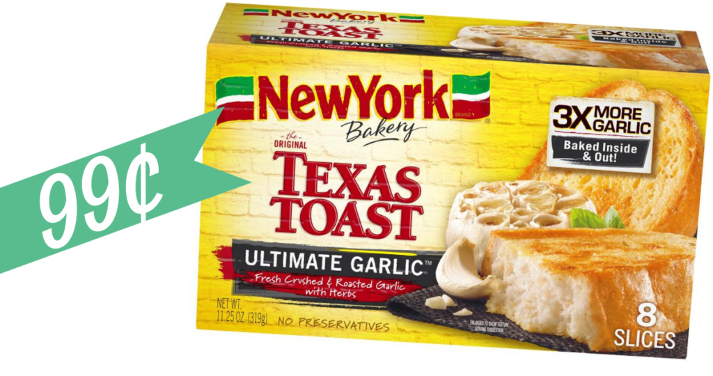 New York Garlic Toast Coupon | Makes it 99¢ :: Southern Savers