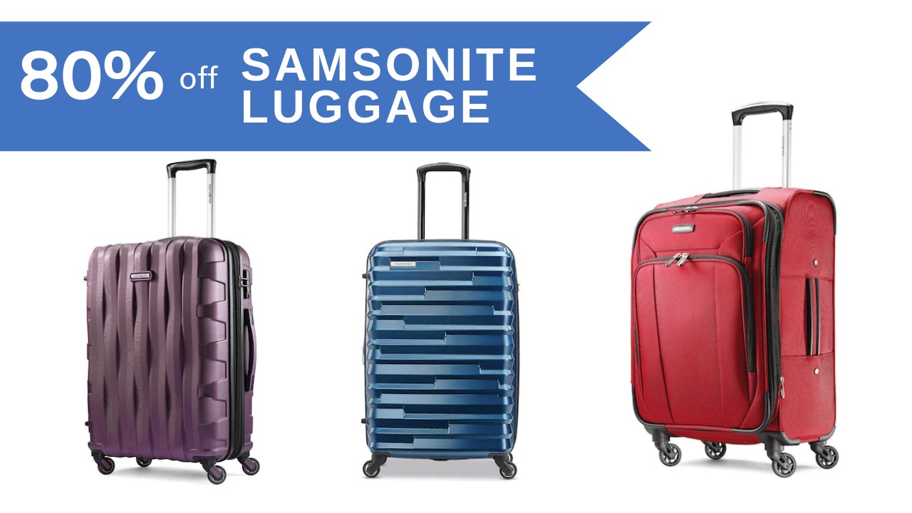 Samsonite Hardside Luggage Starting at $47 (reg. $259) :: Southern Savers