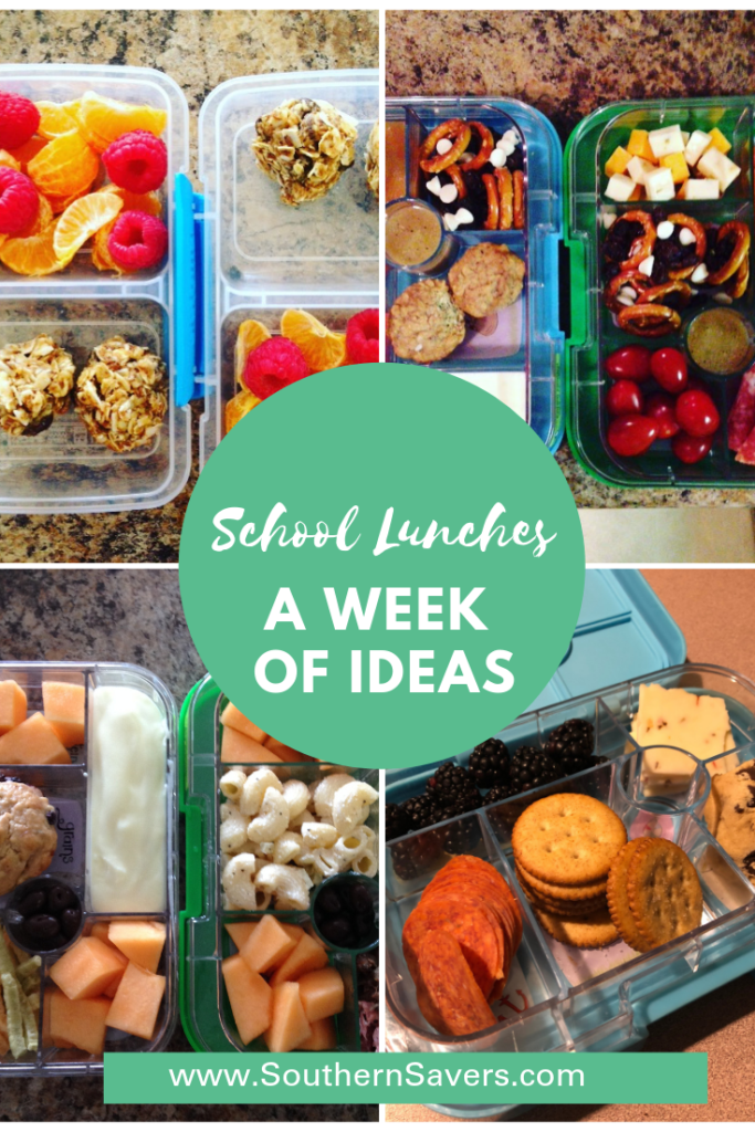 Saving on Lunches: A Week of School Lunch Ideas :: Southern Savers