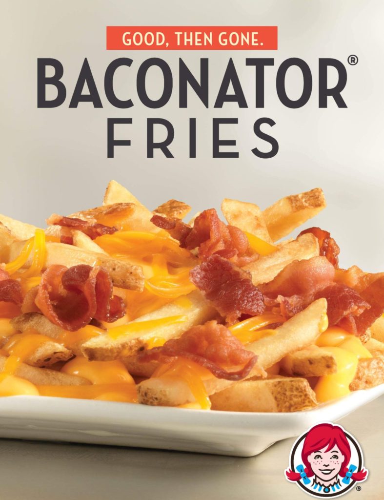 Free Wendy's Baconator Fries With Any Purchase Southern Savers