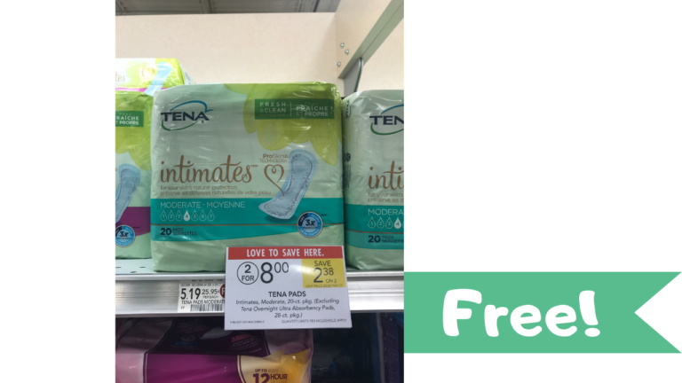 Free Tena Pads at Publix! :: Southern Savers