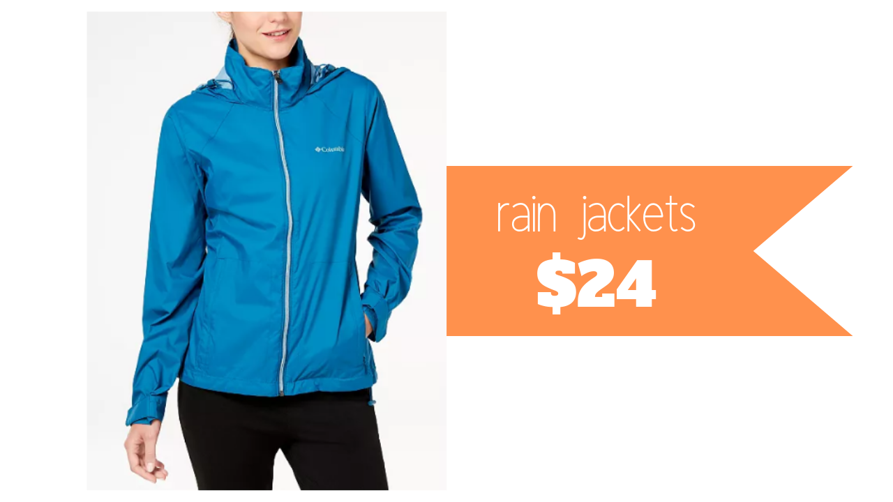 macys columbia rain jacket