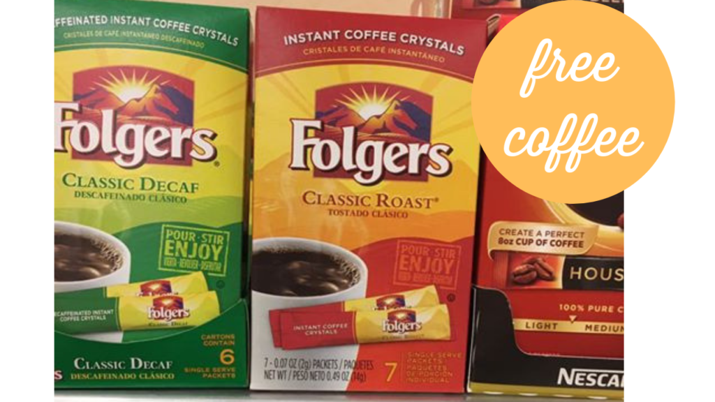 Free Folgers Instant Coffee Packets Southern Savers
