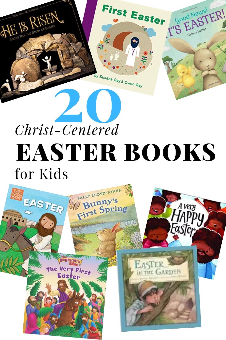 Save time at the library or bookstore by checking out our list of 20 Christ-centered Easter books for kids! Focus on the true message of Easter this year!