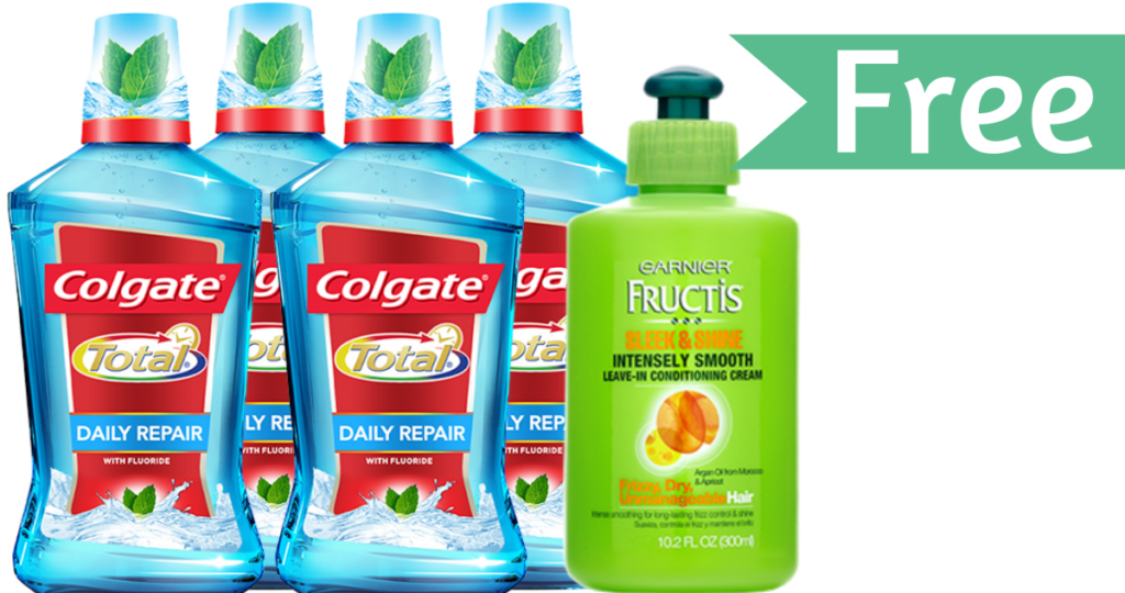 Free Colgate Mouthwash & Garnier Fructis Hair Care at Target