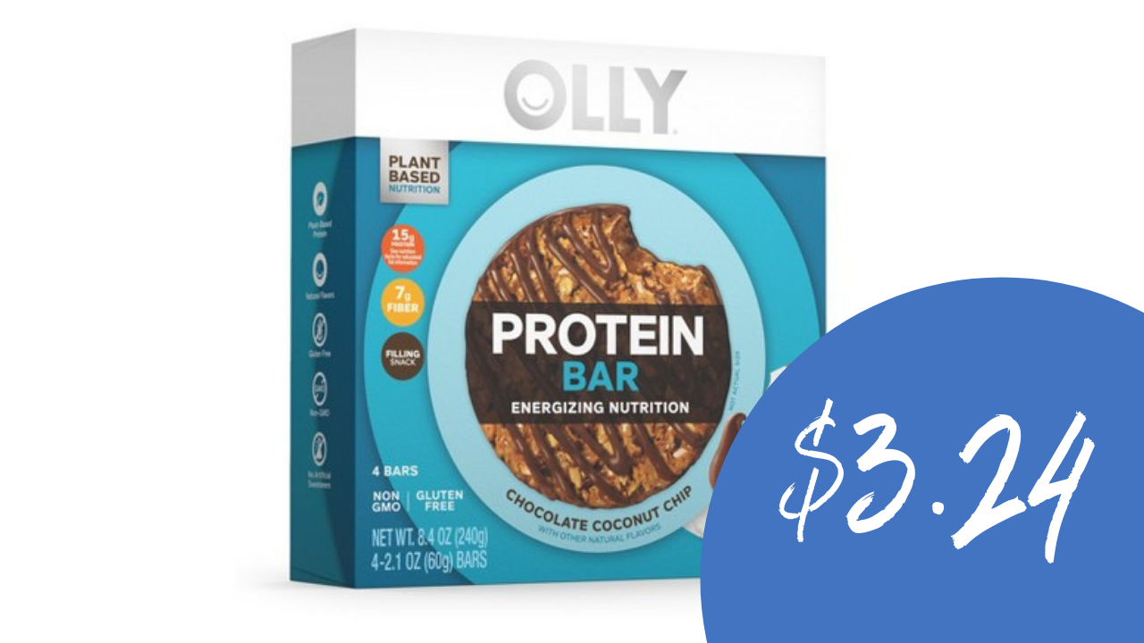 Olly Protein Bars 3.24 Per Box at Target Southern Savers