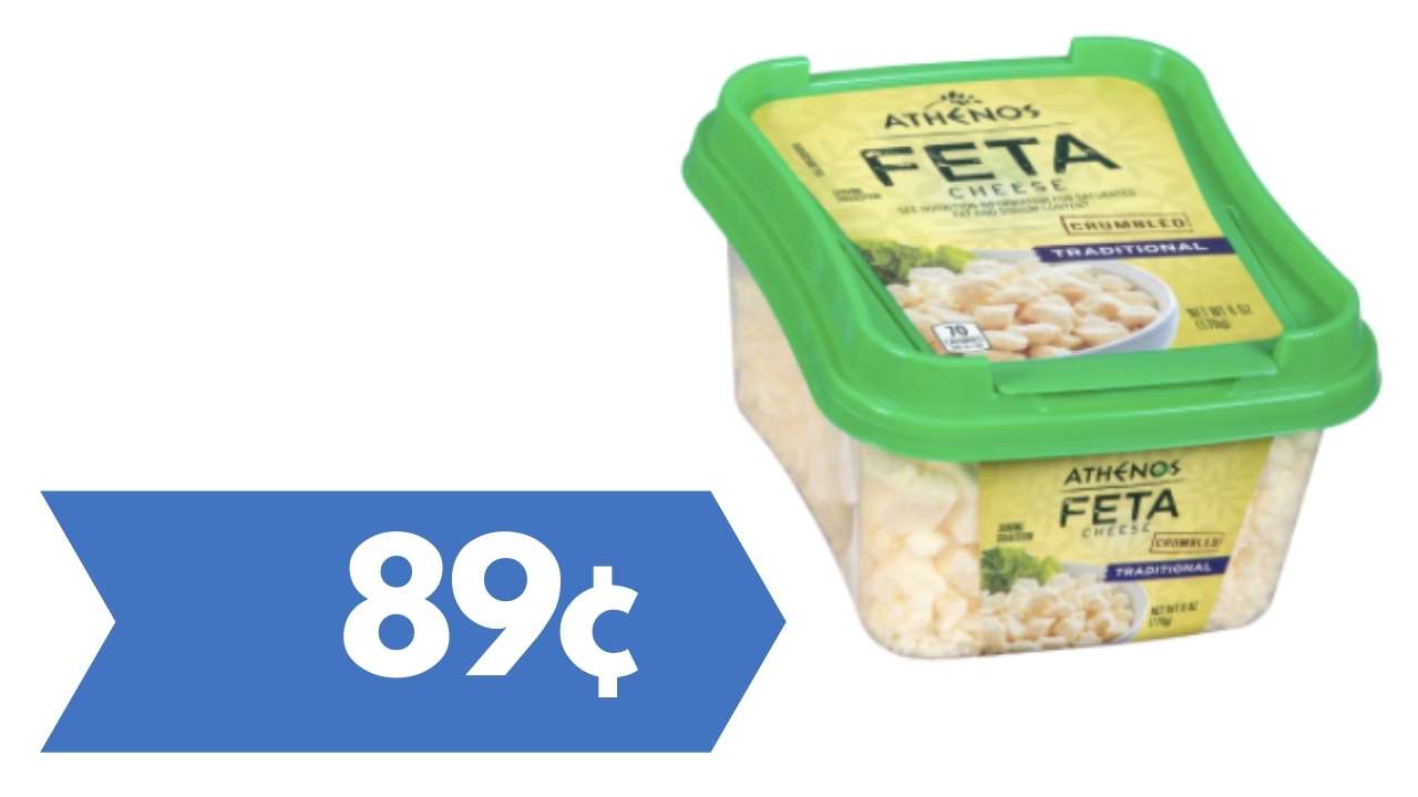 Athenos Crumbled Feta Cheese Ibotta Deal Makes Feta 89¢ Southern