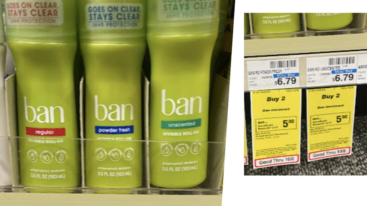 CVS Deals On Suave & Ban Deodorant Southern Savers