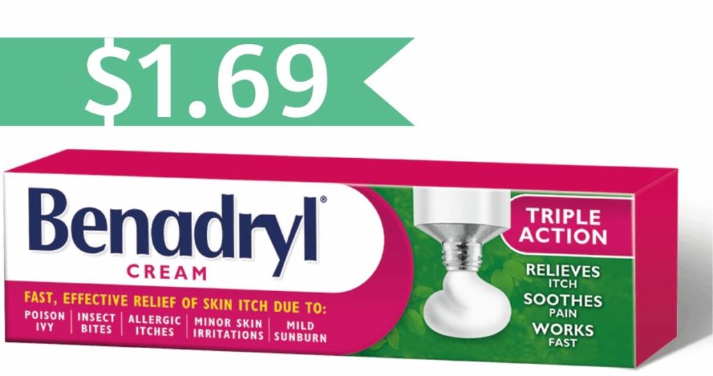Benadryl Topical AntiItch for 1.69 at Publix Southern Savers