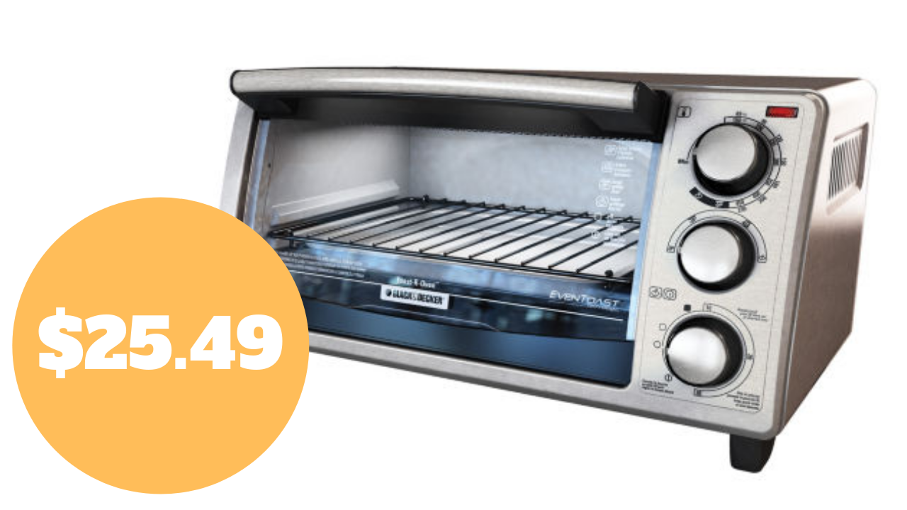 Black+Decker Toaster Oven, $25.49 :: Southern Savers