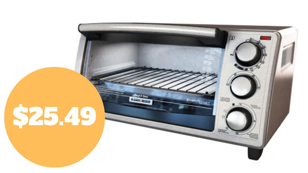 Black+Decker Toaster Oven, 25.49 Southern Savers