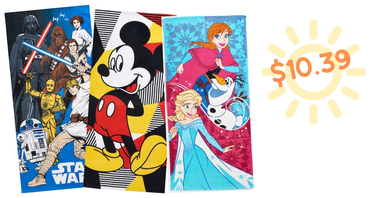 disney beach towels